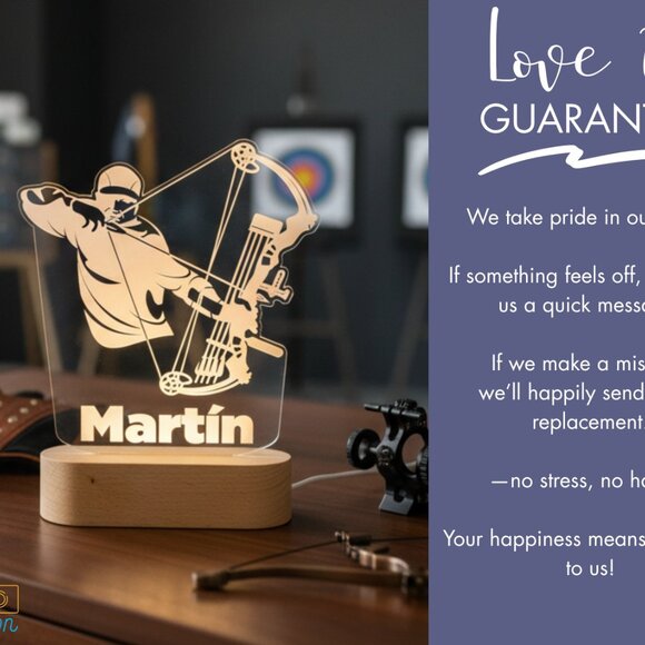 Custom Skate LED Lamp – Unique Nightlight for Skate Fans - Picture 6 of 8